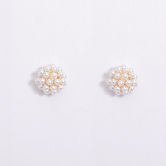Pearl Gold Plated Earrings