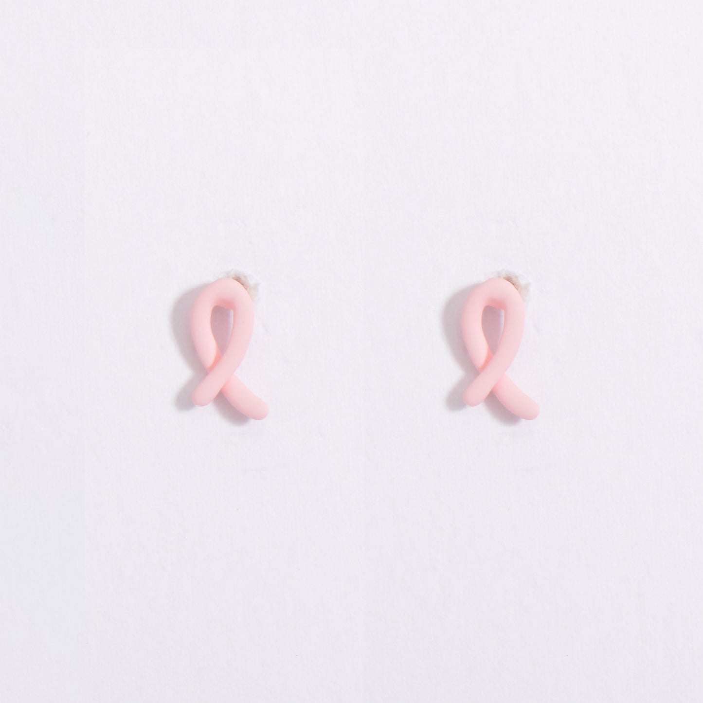 Pink / Blue Ribbon Small Cute Simple Earrings Kids