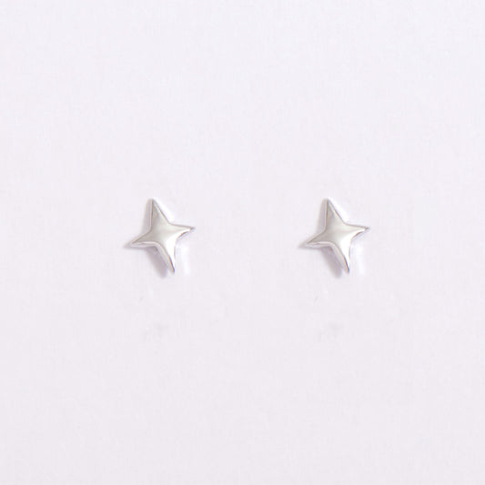 Star Sliver Small Simple Earrings