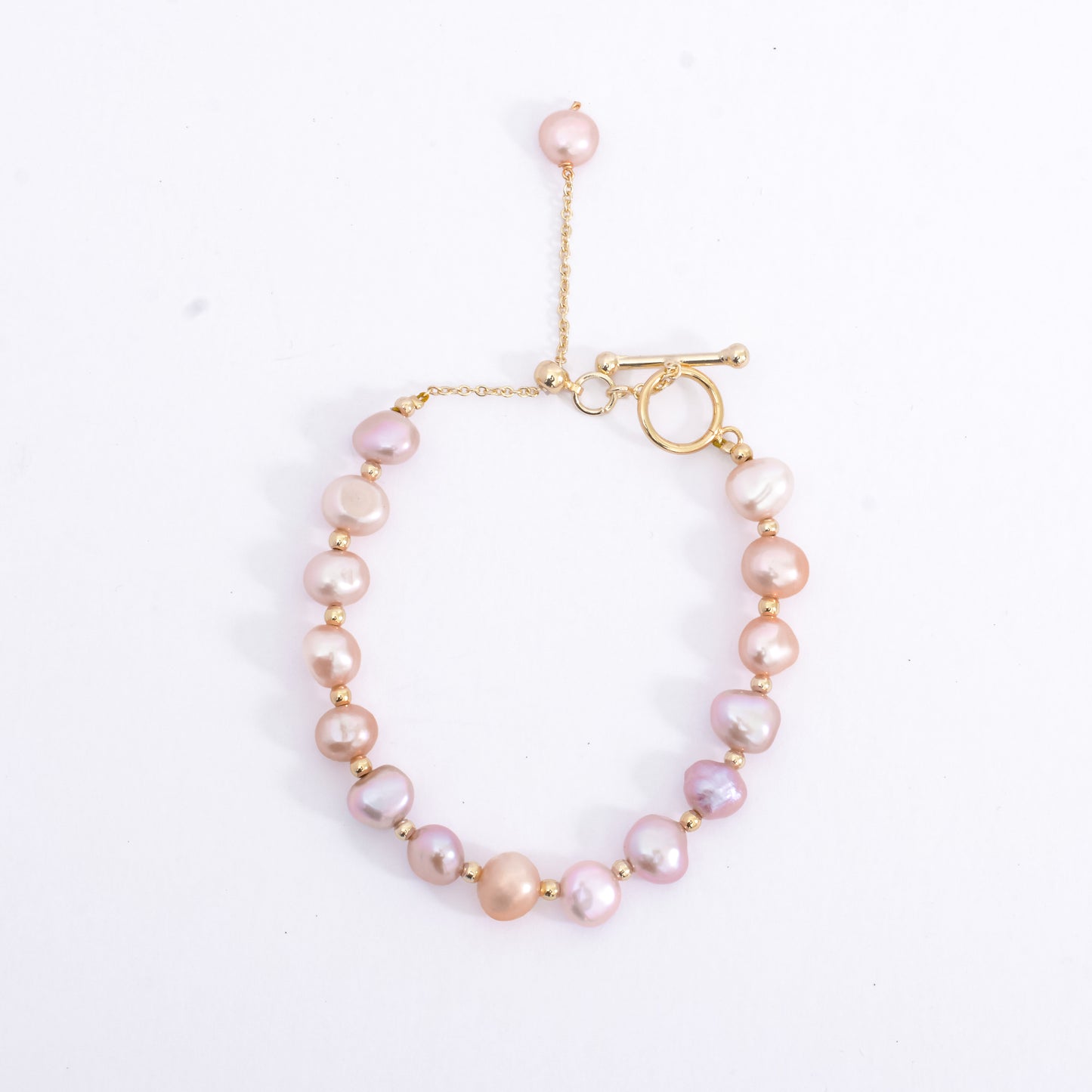 Pink Lavender Pearl Bracelets