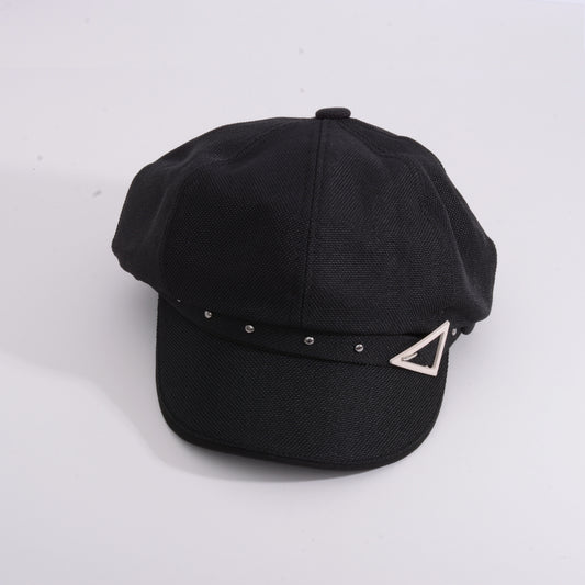 Black Baret / Beret Hat with tongue Pepper cake hat
