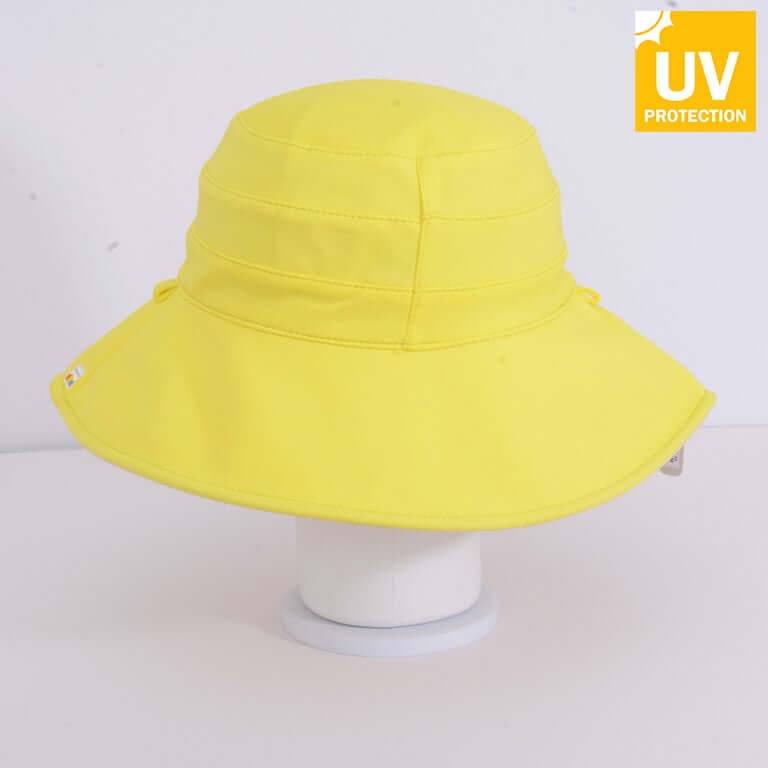 Reversible UV Rays Protective Hat in Yellow