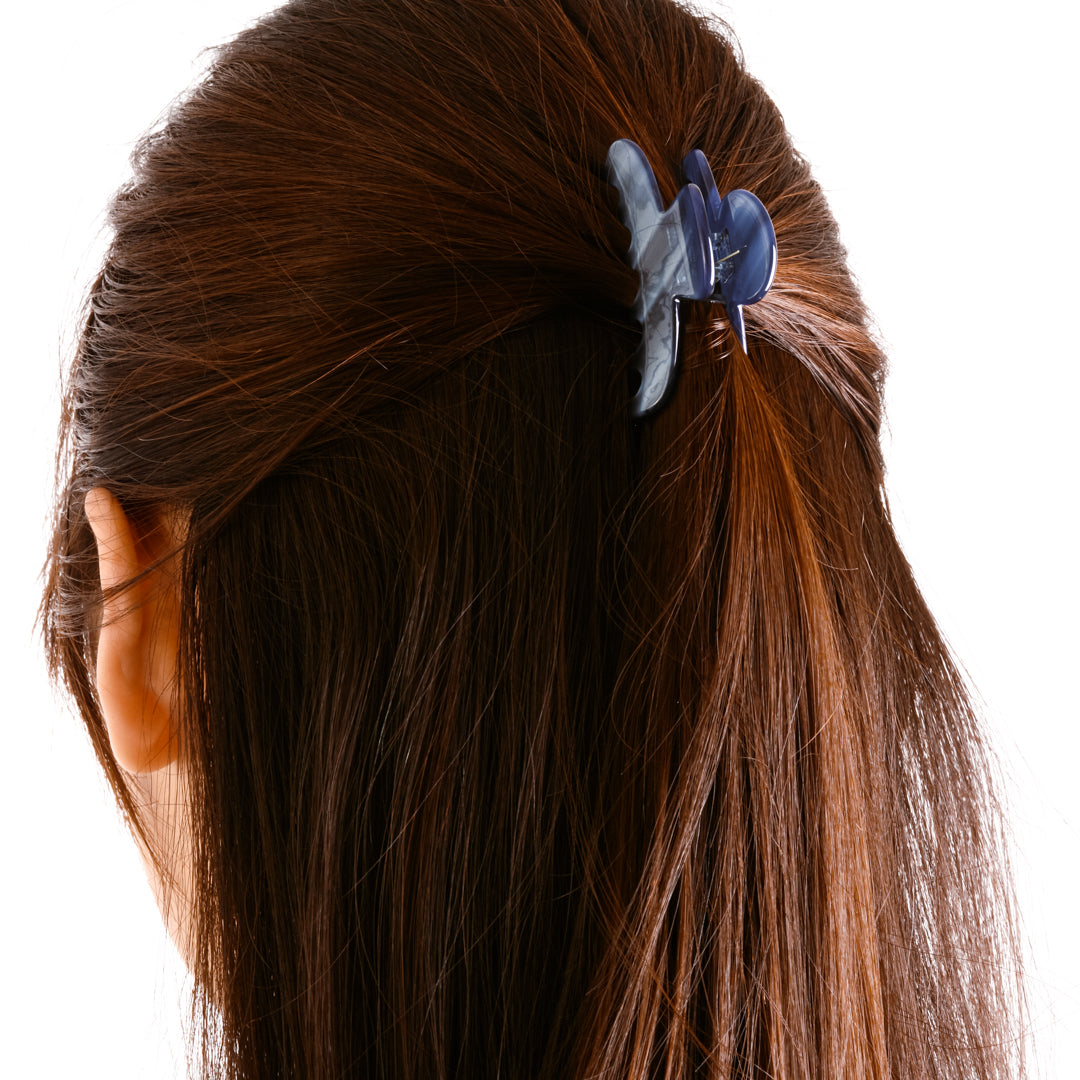 Basic Black / Ocean Blue / Floral Pink Hair Clip Claw