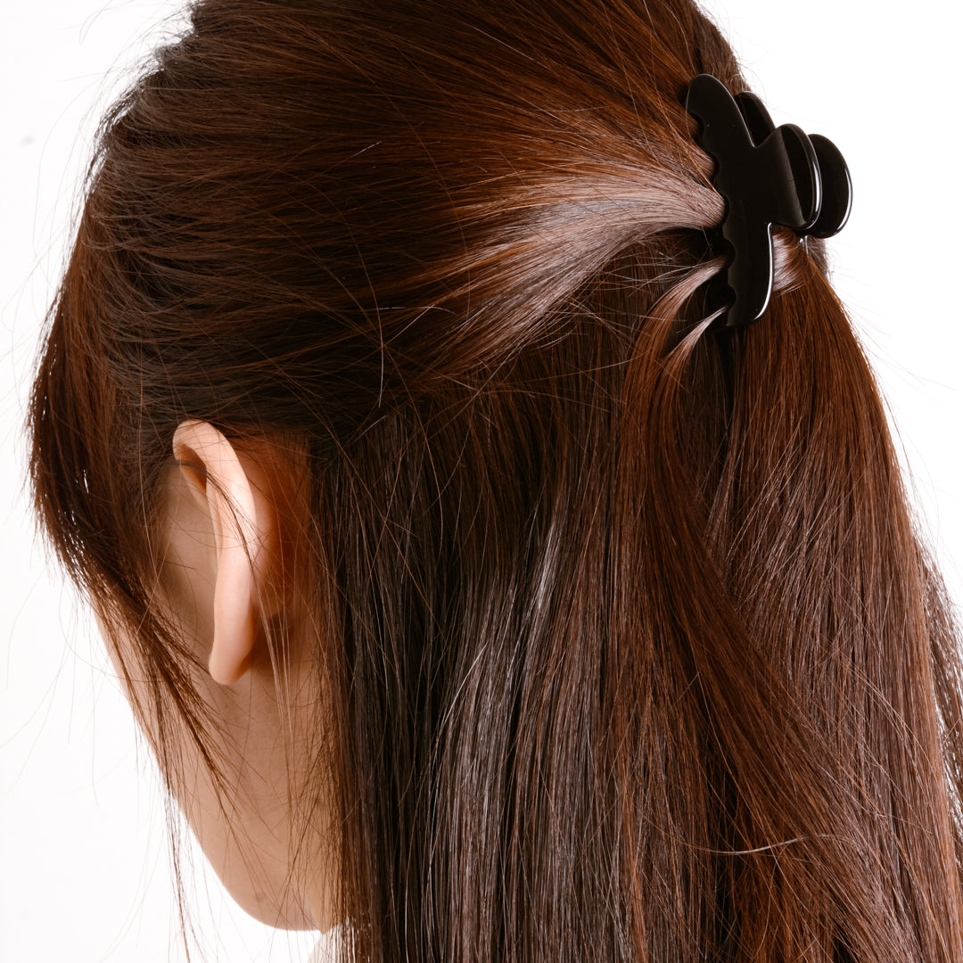 Basic Black / Ocean Blue / Floral Pink Hair Clip Claw