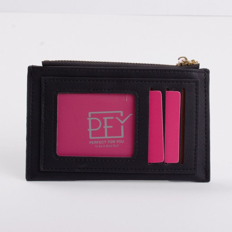 Korean Solid Colour Slim Multi-card Pocket Short Wallet Coin Pouch Women Clutch
