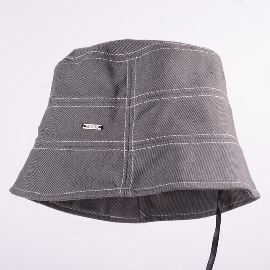 [Helen] Grey / Cream / Brown Bucket Hat Unisex