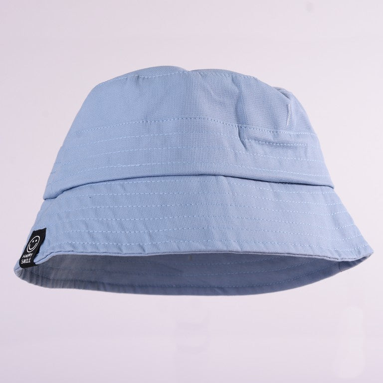 [Helen] Black / Blue / Beige Happy Smile Bucket Hat Unisex