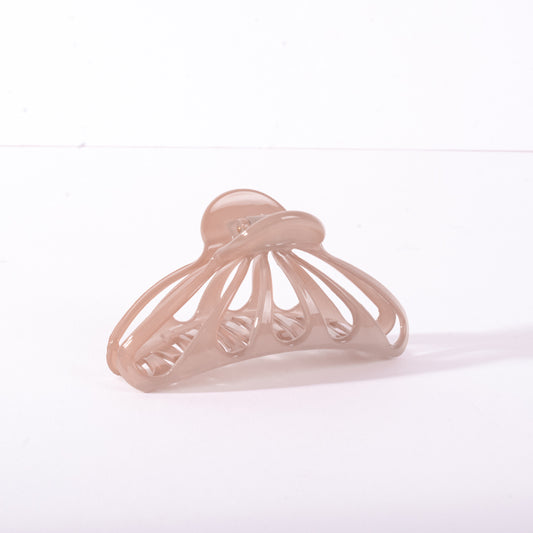 [Helen] France High Quality Brown / Pink / Beige Hair Clip Claw
