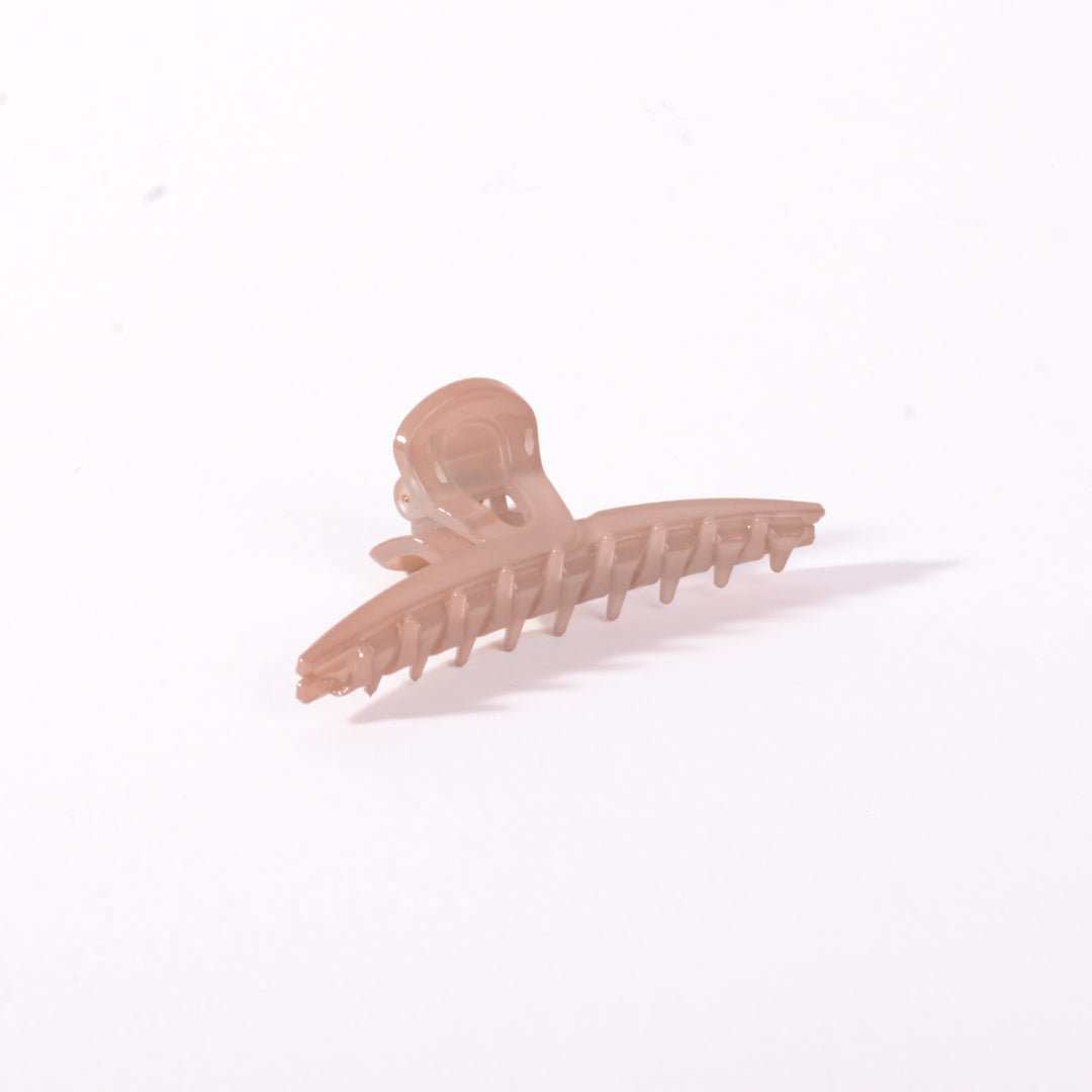 [Helen] France High Quality Light Brown / Beige / Pink Hair Clip Claw